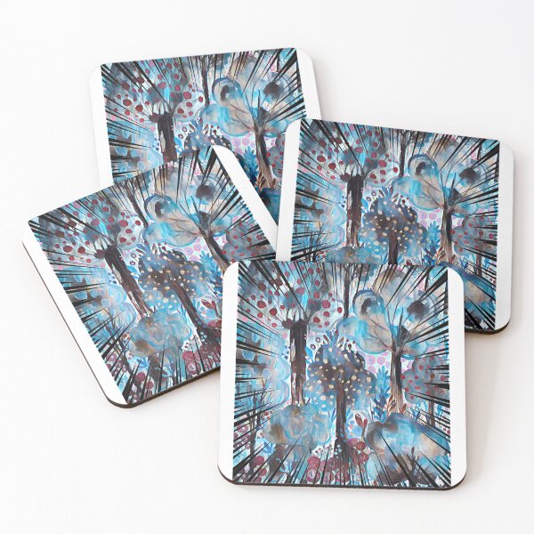 Item preview, Framed Blue Forest  designed and sold by xolaarts.