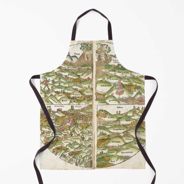 Item preview, Woodcut World Map designed and sold by Twisted Wick.