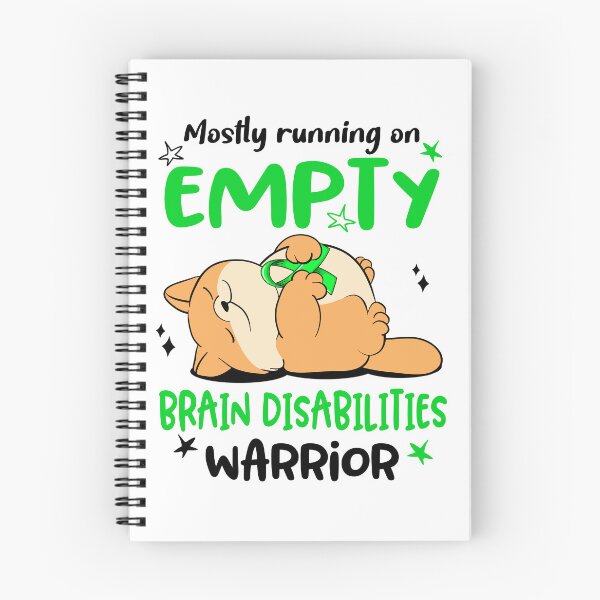 Item preview, Mostly running on Empty Brain Disabilities Warrior designed and sold by ElizabethS809.