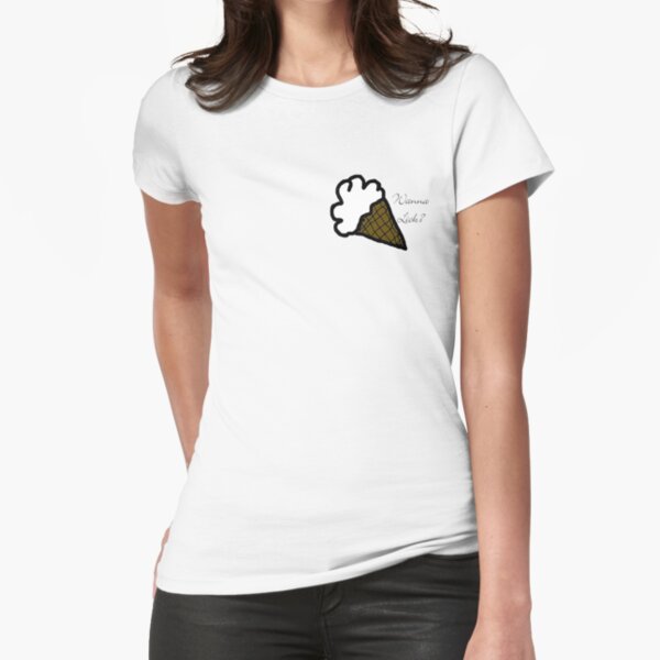 Wanna Lick? Fitted T-Shirt