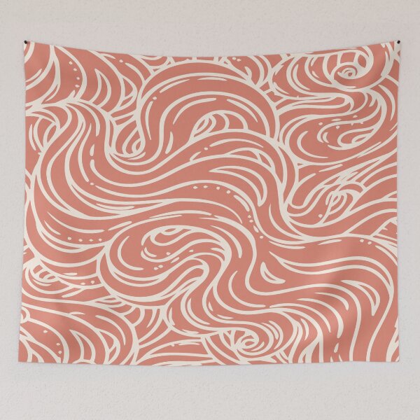 Item preview, Coral Bay Swirly Pattern designed and sold by nabanacrafters.