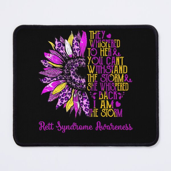 Item preview, Rett Syndrome Awareness Sunflower Leopard I'm The Storm Rett Syndrome Awareness designed and sold by TerrellOneal.