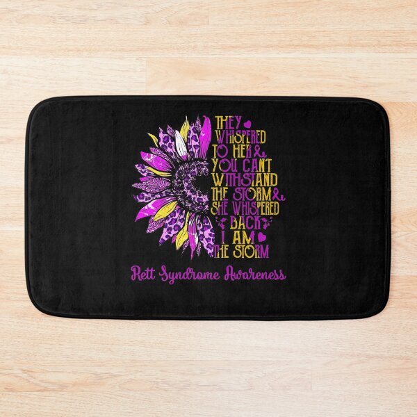 Item preview, Rett Syndrome Awareness Sunflower Leopard I'm The Storm Rett Syndrome Awareness designed and sold by TerrellOneal.
