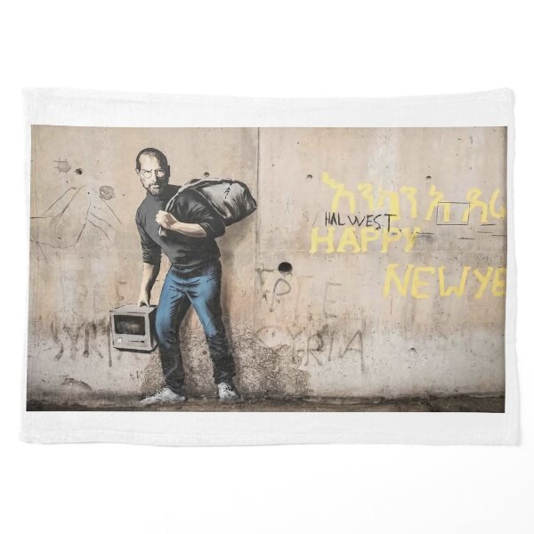 Banksy Art, Steve Jobs, Street Art