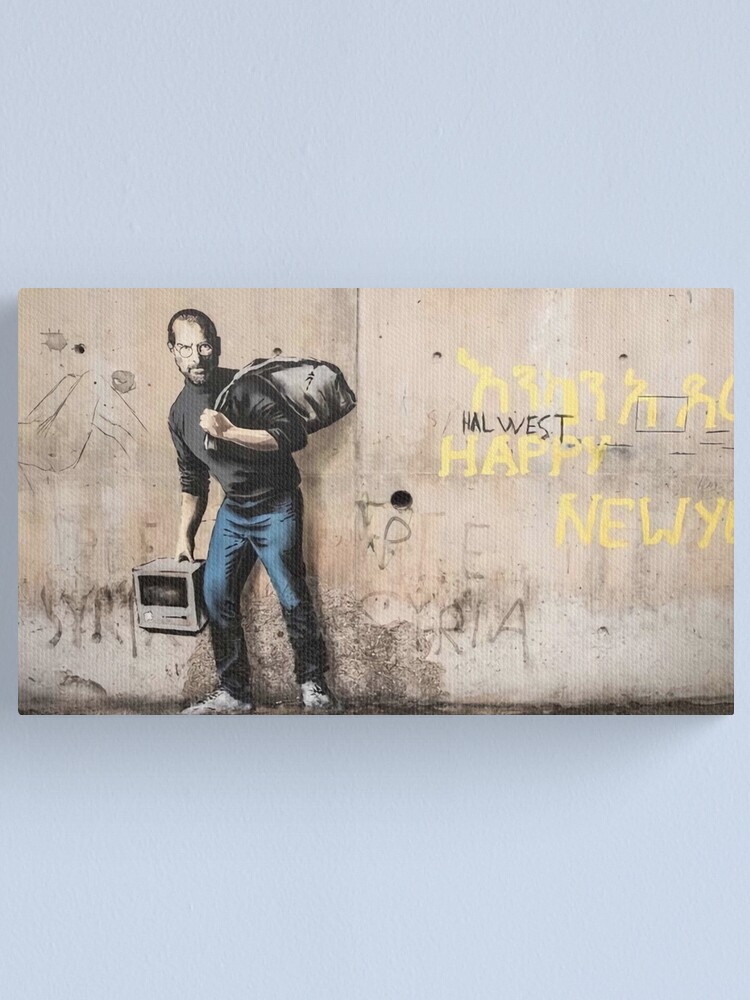 Banksy Art, Steve Jobs, Street Art