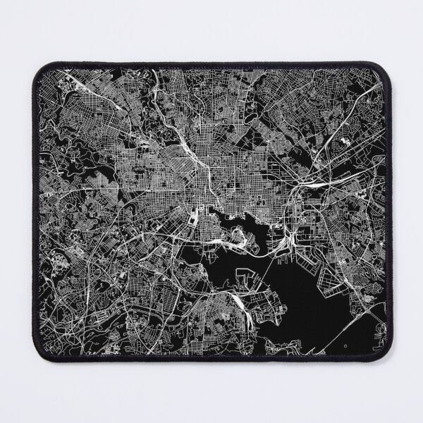 Item preview, Baltimore Black Map designed and sold by multiplicitymap.