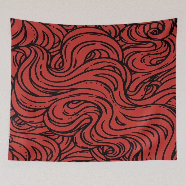 Item preview, Ladybug Swirly Pattern designed and sold by nabanacrafters.