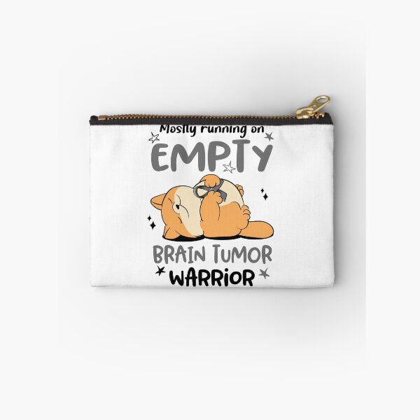Item preview, Mostly running on Empty Brain Tumor Warrior designed and sold by ElizabethS809.