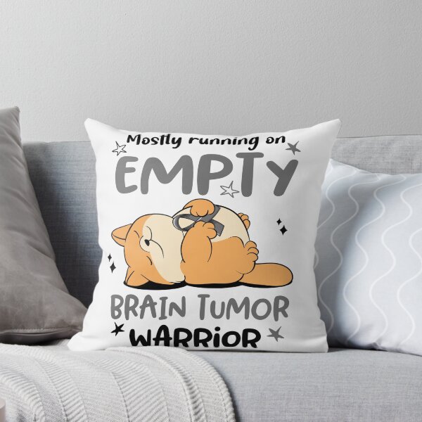 Item preview, Mostly running on Empty Brain Tumor Warrior designed and sold by ElizabethS809.