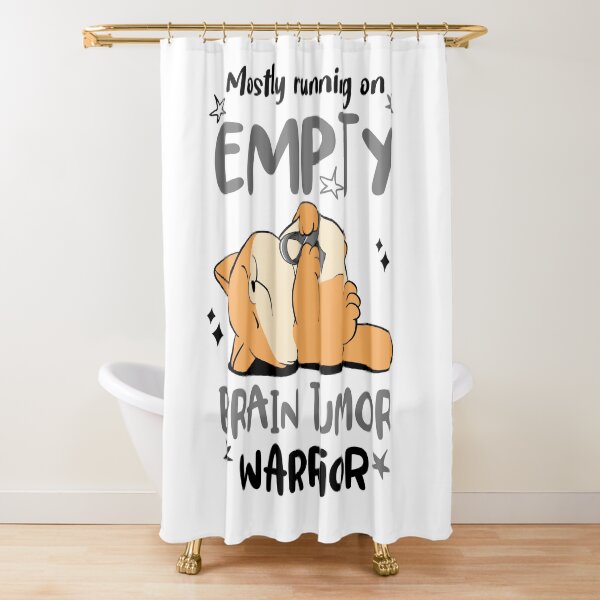 Item preview, Mostly running on Empty Brain Tumor Warrior designed and sold by ElizabethS809.