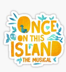 Once On This Island Logo Sticker