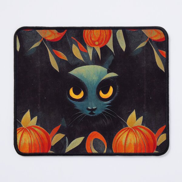 Item preview, BLACK CAT, vintage halloween, Pattern designed and sold by MoreMachine.
