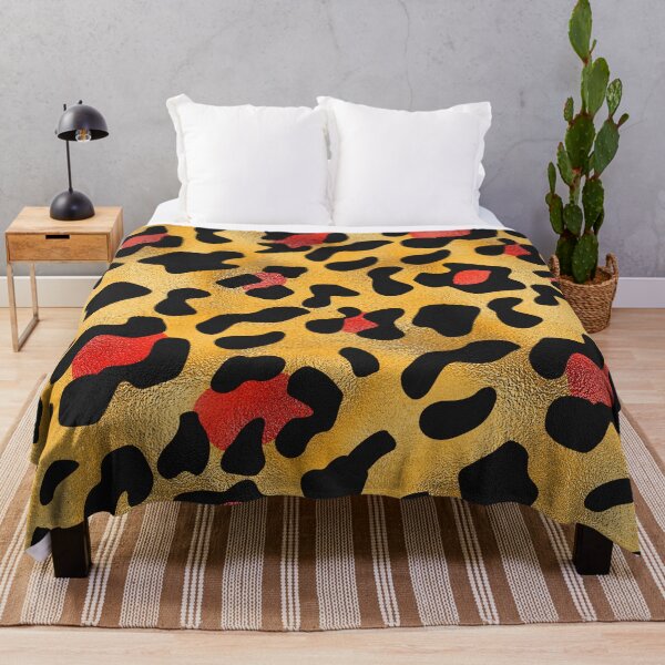Item preview, Animal print in red gold and black designed and sold by FGCART.
