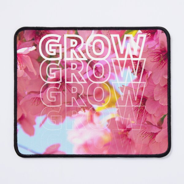 Item preview, GROW (above) - Blissfully Lovely Bright Pink Flowers designed and sold by AliceSLee.