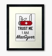 MacGyver Framed Print