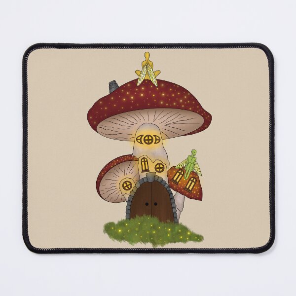 Item preview, Fae Mushroom Cottage designed and sold by SunFishArt.