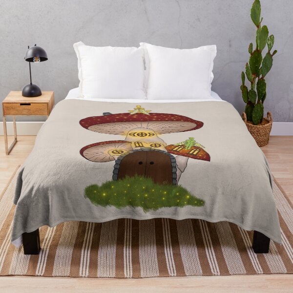 Item preview, Fae Mushroom Cottage designed and sold by SunFishArt.