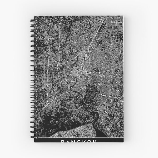 Item preview, Bangkok Black Map designed and sold by multiplicitymap.