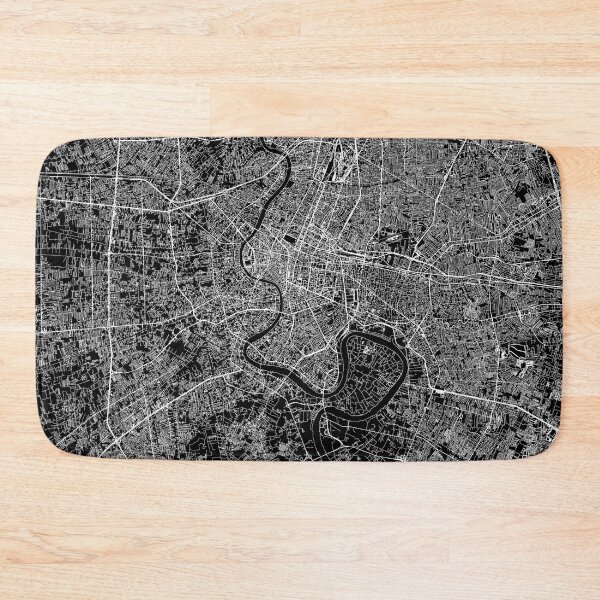 Item preview, Bangkok Black Map designed and sold by multiplicitymap.
