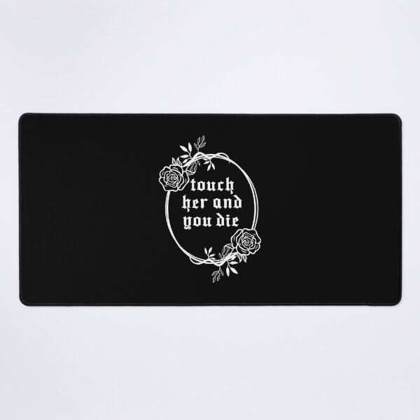 Item preview, Touch Her And You Die - Book Tropes - Bookish - White designed and sold by StickEmUpp.