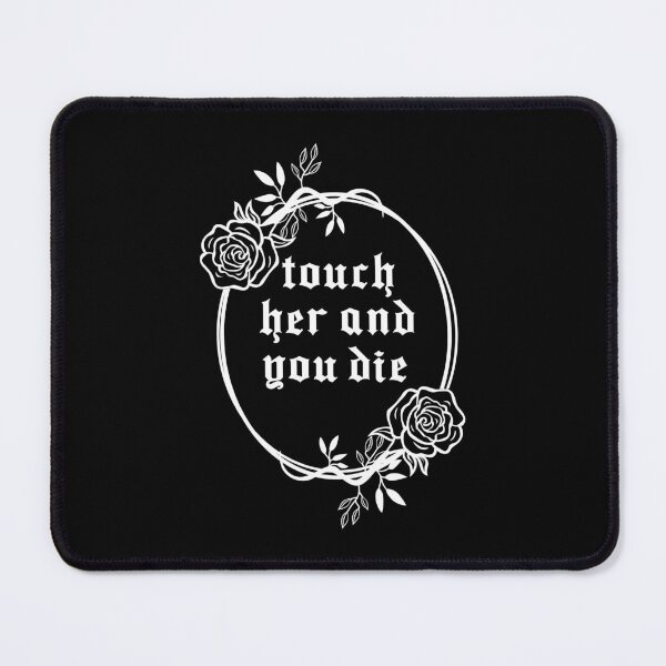 Item preview, Touch Her And You Die - Book Tropes - Bookish - White designed and sold by StickEmUpp.
