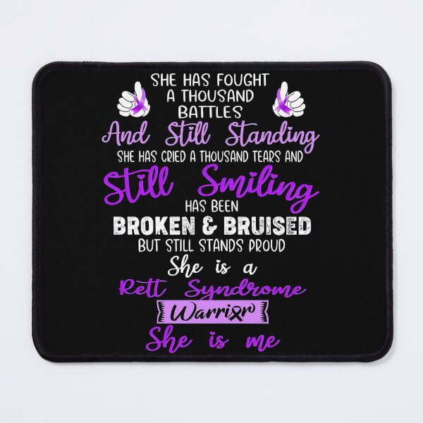 Item preview, Rett Syndrome Awareness They Whispered To Her You Can not Withstand The Storm Rett Syndrome Awareness designed and sold by TerrellOneal.