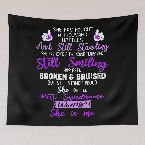 Item preview, Rett Syndrome Awareness They Whispered To Her You Can not Withstand The Storm Rett Syndrome Awareness designed and sold by TerrellOneal.