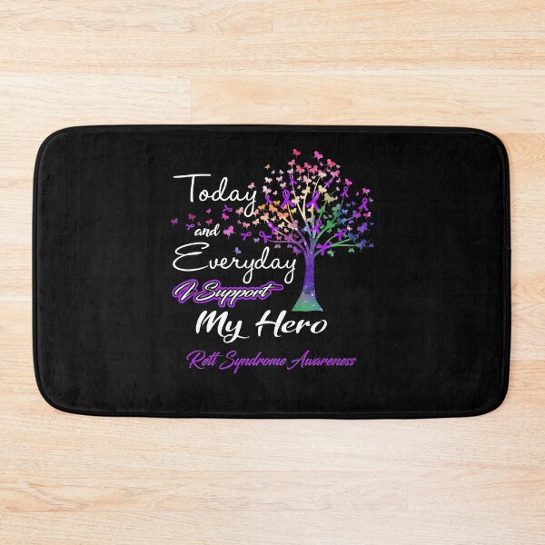 Item preview, Rett Syndrome Awareness Today and Everyday I Support My Hero Rett Syndrome Awareness Support Rett Syndrome Warrior Gifts designed and sold by TerrellOneal.