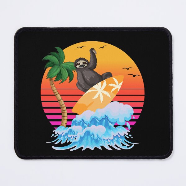Item preview, Surfer Sloth Dude designed and sold by GleamingGiant.