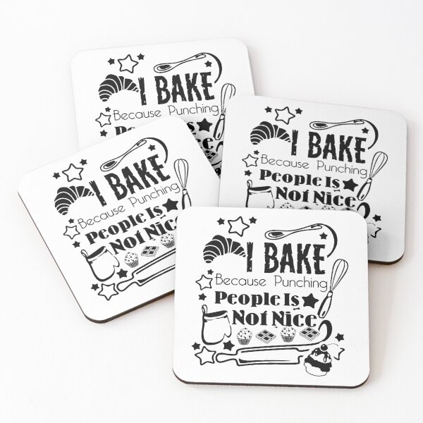 Item preview, Baker - I Bake Because Punching People Is Not Nice designed and sold by UnknownArtistt.