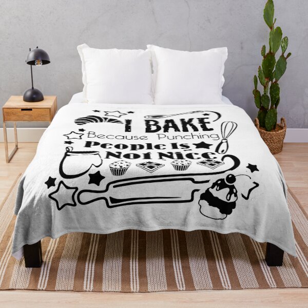 Item preview, Baker - I Bake Because Punching People Is Not Nice designed and sold by UnknownArtistt.