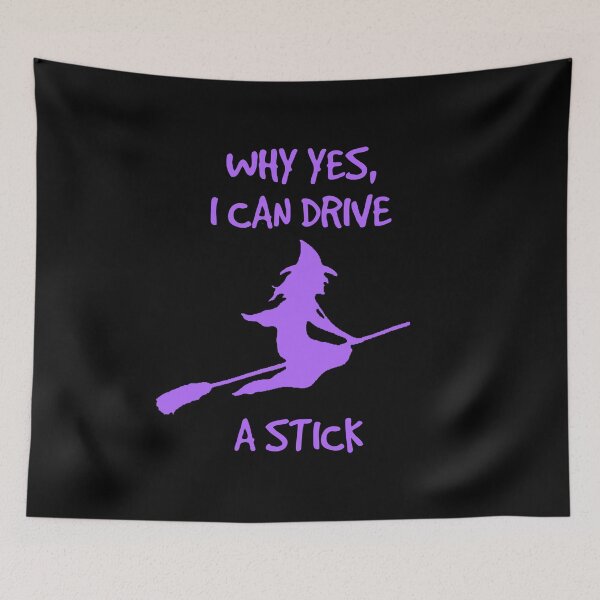 Item preview, Halloween Witch Drive a Stick designed and sold by EstelleStar.