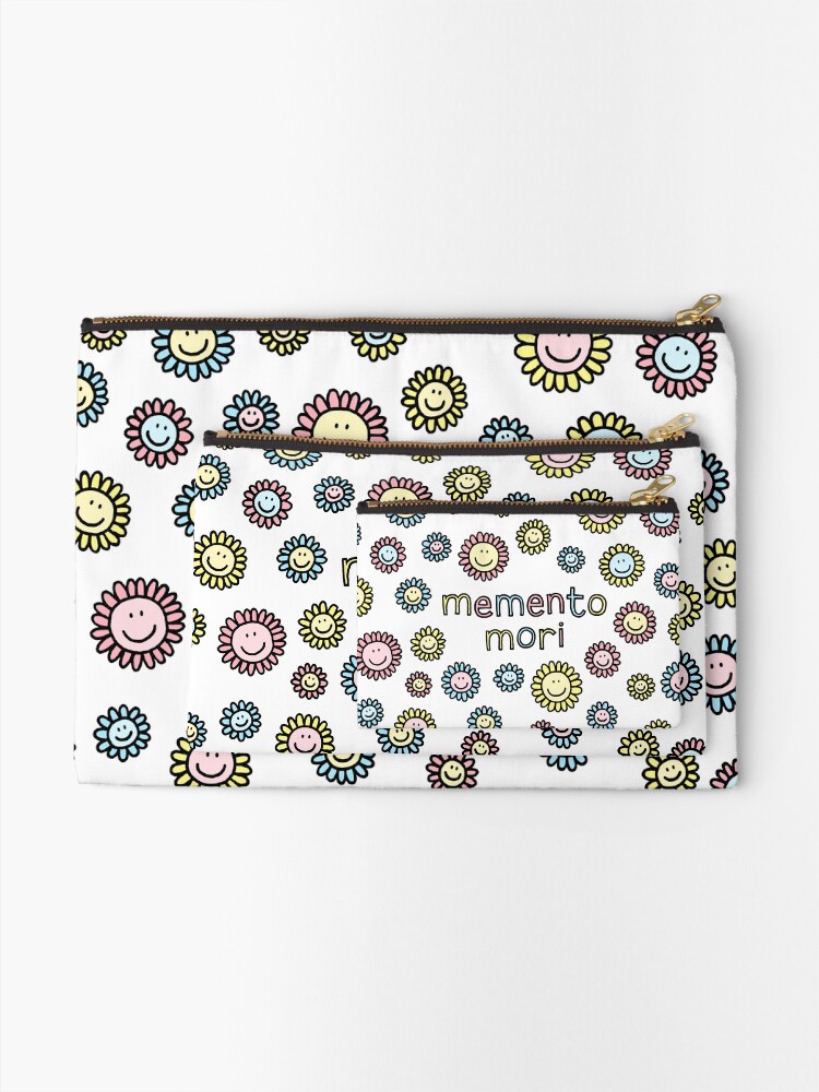 Alternate view of memento mori Zipper Pouch