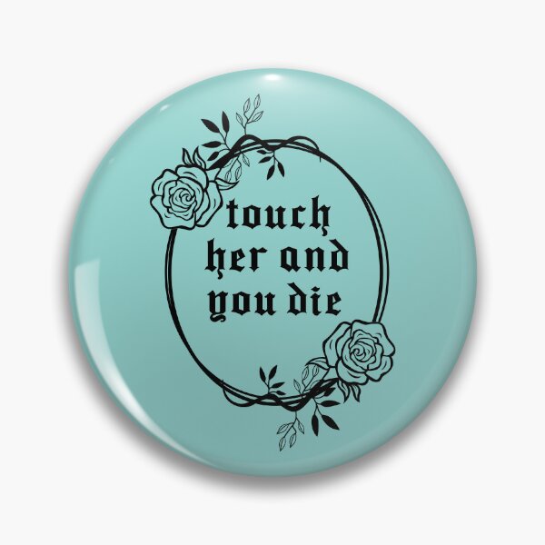 Item preview, Touch Her And You Die - Book Tropes - Bookish - Black designed and sold by StickEmUpp.