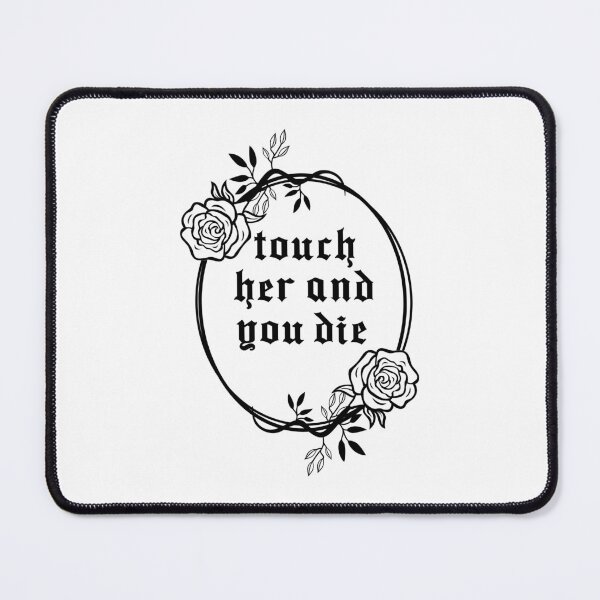 Item preview, Touch Her And You Die - Book Tropes - Bookish - Black designed and sold by StickEmUpp.
