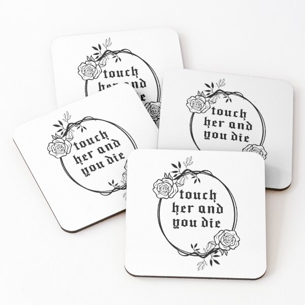 Item preview, Touch Her And You Die - Book Tropes - Bookish - Black designed and sold by StickEmUpp.