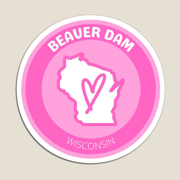Item preview, BEAVER DAM WISCONSIN - PINK LOVE designed and sold by jrno11.