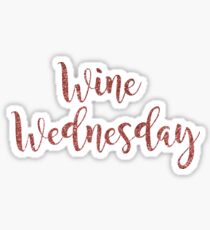 Wine Wednesday Sticker