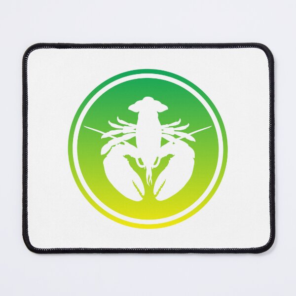 Item preview, Crustaceancore Nautical Lobster Beach Life Yellow Green Sunset designed and sold by jrno11.