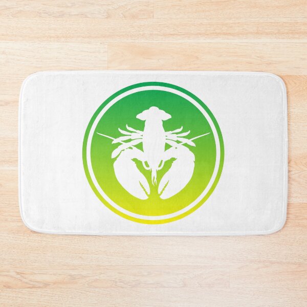 Item preview, Crustaceancore Nautical Lobster Beach Life Yellow Green Sunset designed and sold by jrno11.