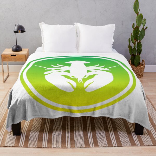 Item preview, Crustaceancore Nautical Lobster Beach Life Yellow Green Sunset designed and sold by jrno11.