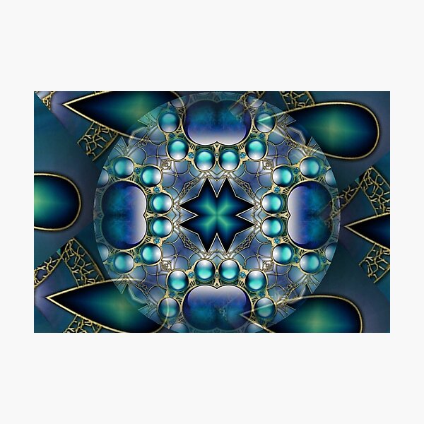 Artikelvorschau, Blue Mandala 1 entworfen und verkauft von Thanya.