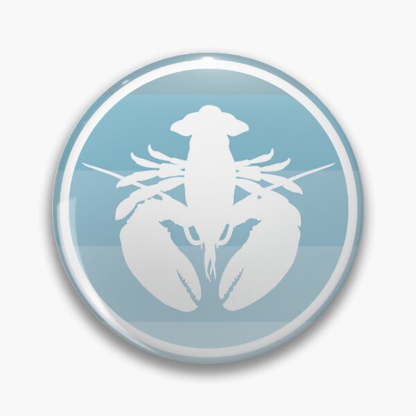 Item preview, Crustaceancore Nautical Lobster Beach Life Blue Gray Sunset designed and sold by jrno11.