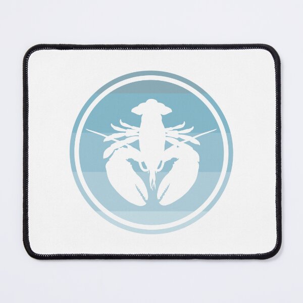 Item preview, Crustaceancore Nautical Lobster Beach Life Blue Gray Sunset designed and sold by jrno11.