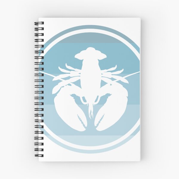 Item preview, Crustaceancore Nautical Lobster Beach Life Blue Gray Sunset designed and sold by jrno11.