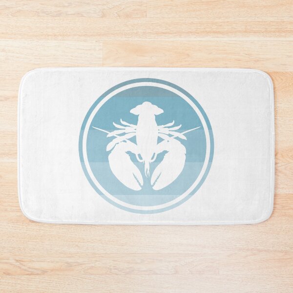 Item preview, Crustaceancore Nautical Lobster Beach Life Blue Gray Sunset designed and sold by jrno11.