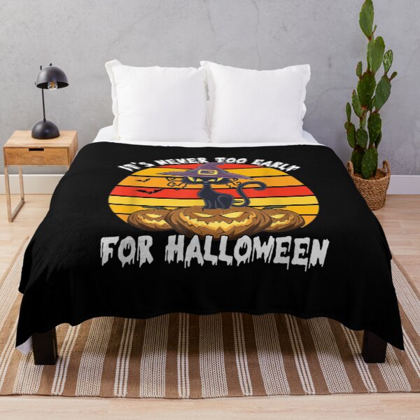 Item preview, It's Never Too Early For Halloween-funny Cat Halloween designed and sold by Gromovalilialil.