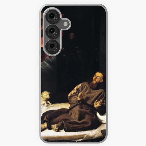 Item preview, St Francis of Assisi Angel Visitation designed and sold by hispanicworld.