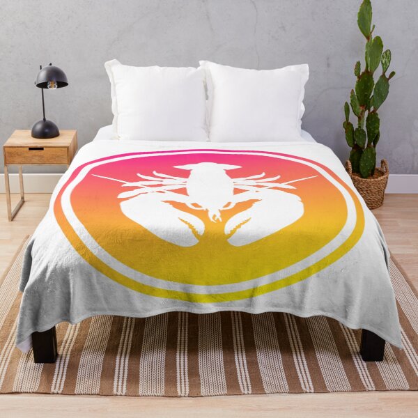 Item preview, Crustaceancore Nautical Lobster Beach Life Yellow Red Sunset designed and sold by jrno11.