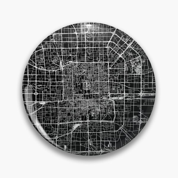 Item preview, Beijing Black Map designed and sold by multiplicitymap.